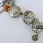 silberner Schlüsselanhänger aus Maillechort Silber-1692