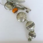 silberner Schlüsselanhänger aus Maillechort Silber-1694