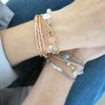 Gehäkeltes Armband mit natürlichem Mondstein Edelsteinkettchen – Bild 7