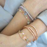 Gehäkeltes Armband mit natürlichem Mondstein Edelsteinkettchen – Bild 8