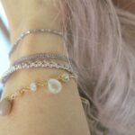 Gehäkeltes Armband mit natürlichem Mondstein Edelsteinkettchen – Bild 12