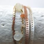 Gehäkeltes Armband mit natürlichem Mondstein Edelsteinkettchen – Bild 9
