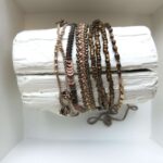 Edles Armband mit vintage Glasperlen – Bild 3