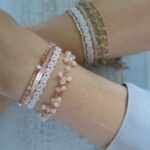 Gehäkeltes Armband Edelsteinkettchen – Bild 13