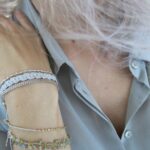 Gehäkeltes Armband Edelsteinkettchen – Bild 10