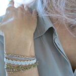 Gehäkeltes Armband Edelsteinkettchen – Bild 9