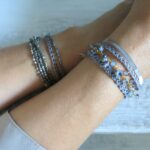 Gehäkeltes Armband Edelsteinkettchen – Bild 17