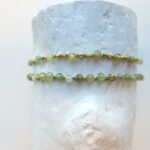 Neue Farben - Armband mit Edelsteinen und Vermeil Perlen – Bild 5